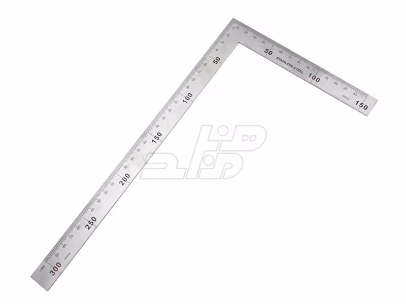 خط کش L فلزی تمام استیل ضخیم سایز 20x50
