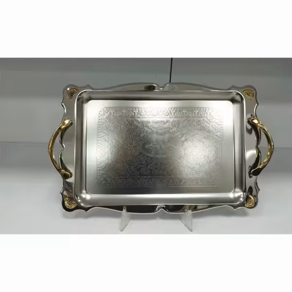 سینی آلفا کوچک ساده و طرحدار کدB0011     70079