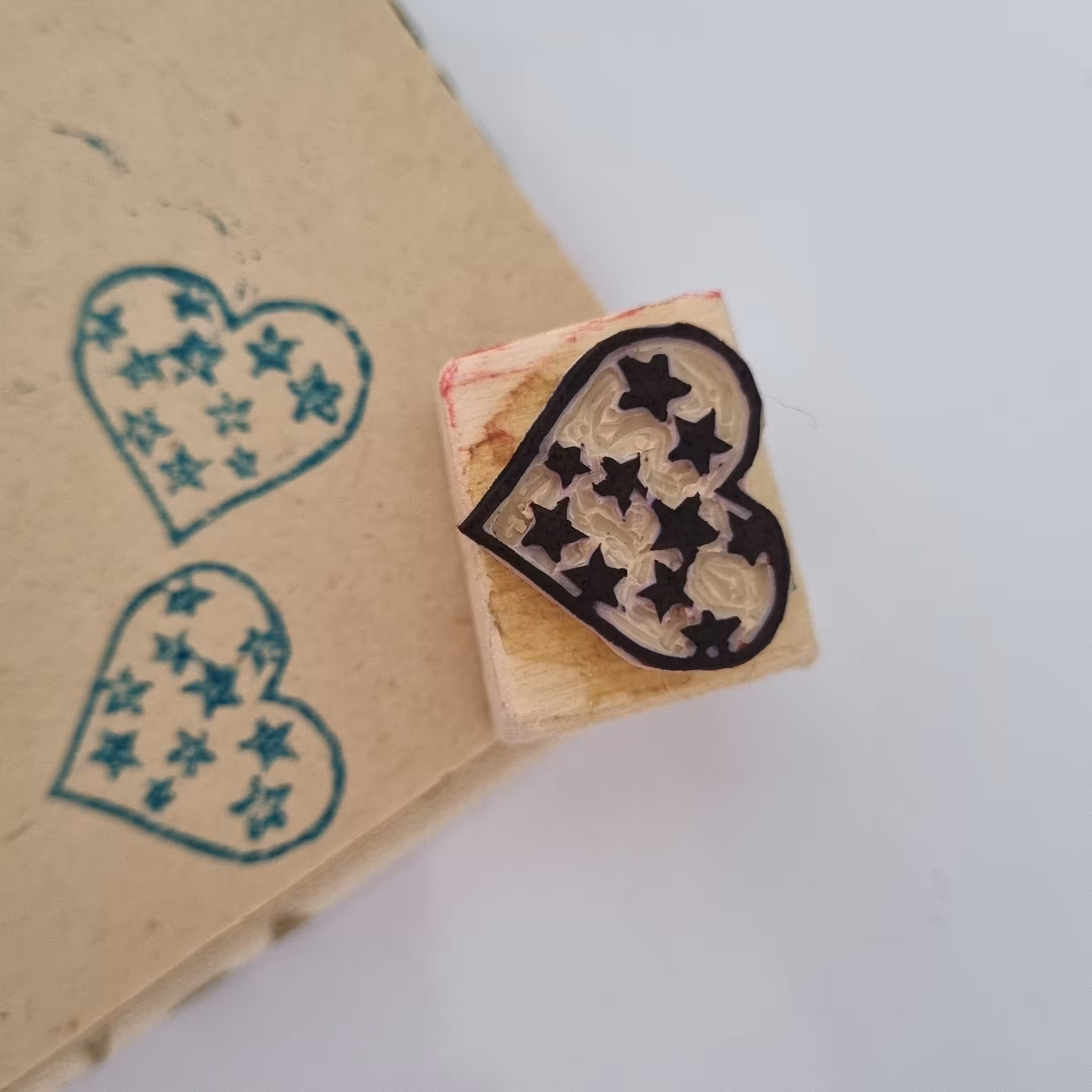 مهر دستساز قلب