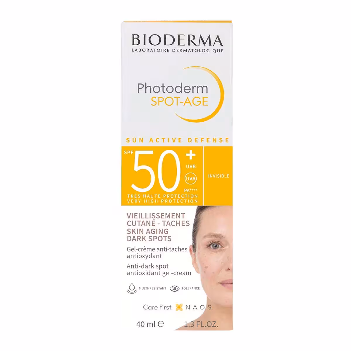 ژل کرم ضد آفتاب فتودرم اسپات بایودرما ضد لک و چروک 40 میلBIODERMA Photoderm Spot-Age