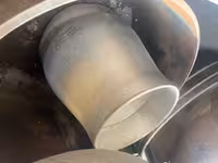 تبدیل صاف قیفی 18 * 24 اینچ  رده 10 از جنس  A 403/WP 316