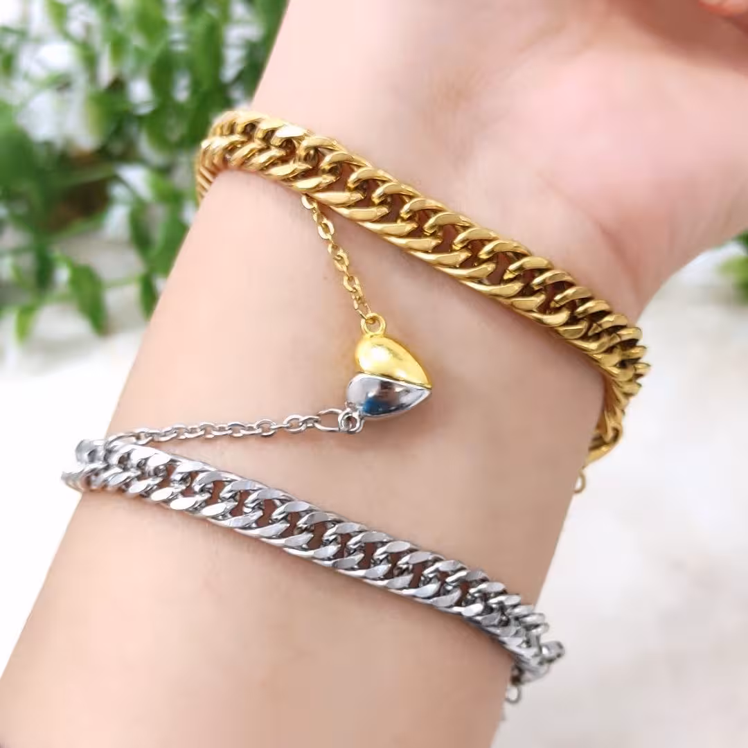 ست دستبند کارتیر  رنگ ثابت ضد حساسیت