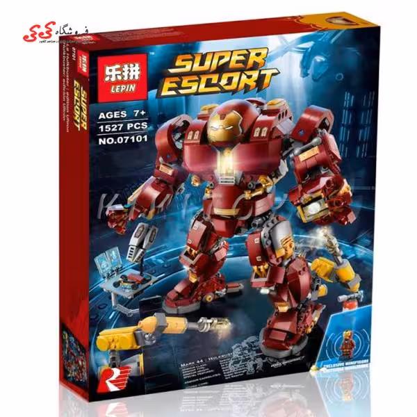 لگو هالک | باستر غول پیکر و ایرونمن لپین 07101 lepin