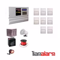 پکیج دزدگیر اماکن باسیم مدل جی ام کا سیم کارتی و تلفنی GM910F8