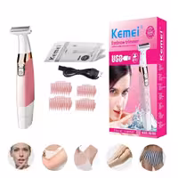 ماشین اصلاح موی بدن و صورت بانوان کیمی اورجینال مدل KM-1900