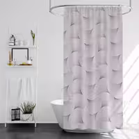 پرده حمام پیسو مدل BZ-71 سایز 180×200 سانتی متر | بنفش | گارانتی اصالت و سلامت فیزیکی کالا