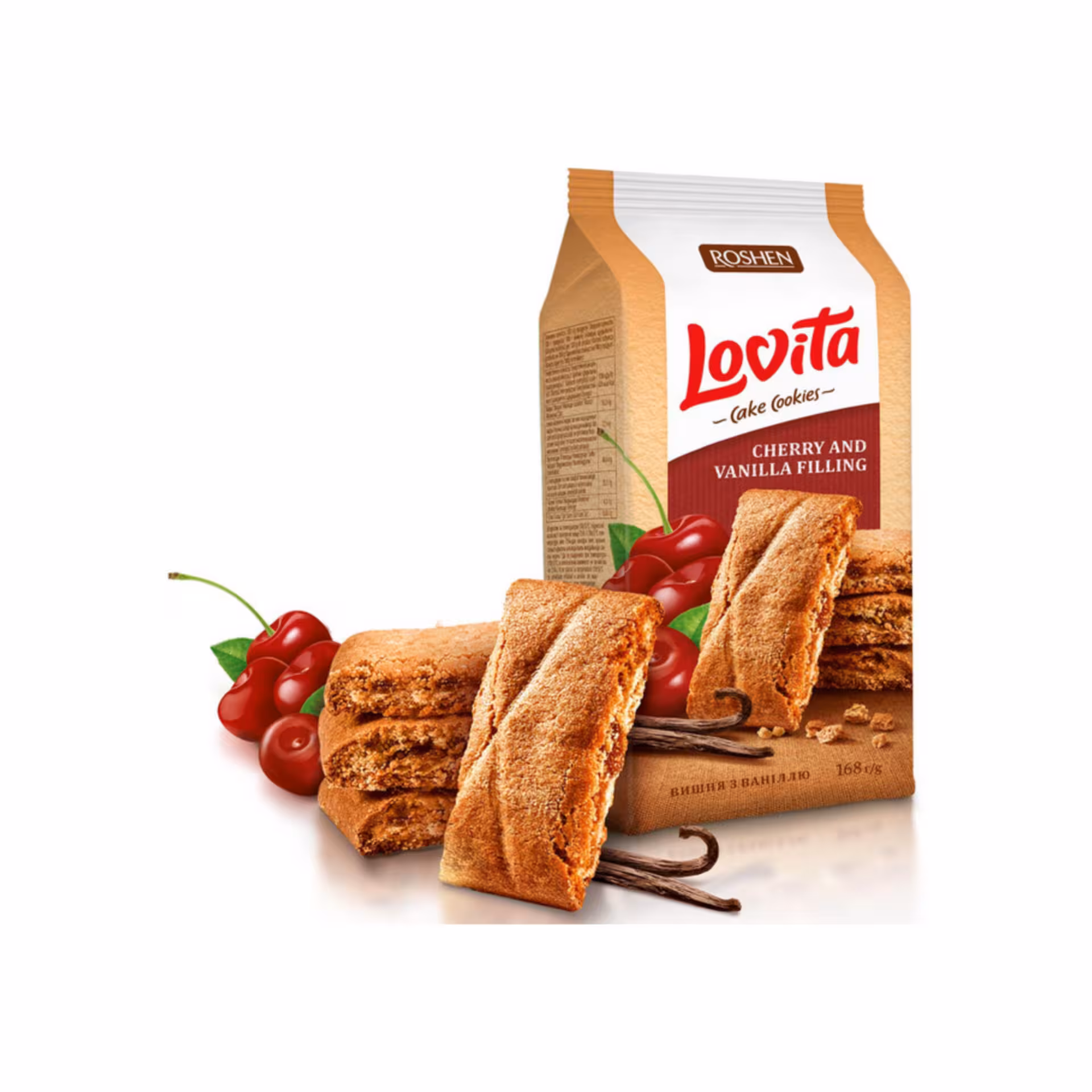 کوکی لاویتا روشن با مغز البالو و وانیل 168 گرم