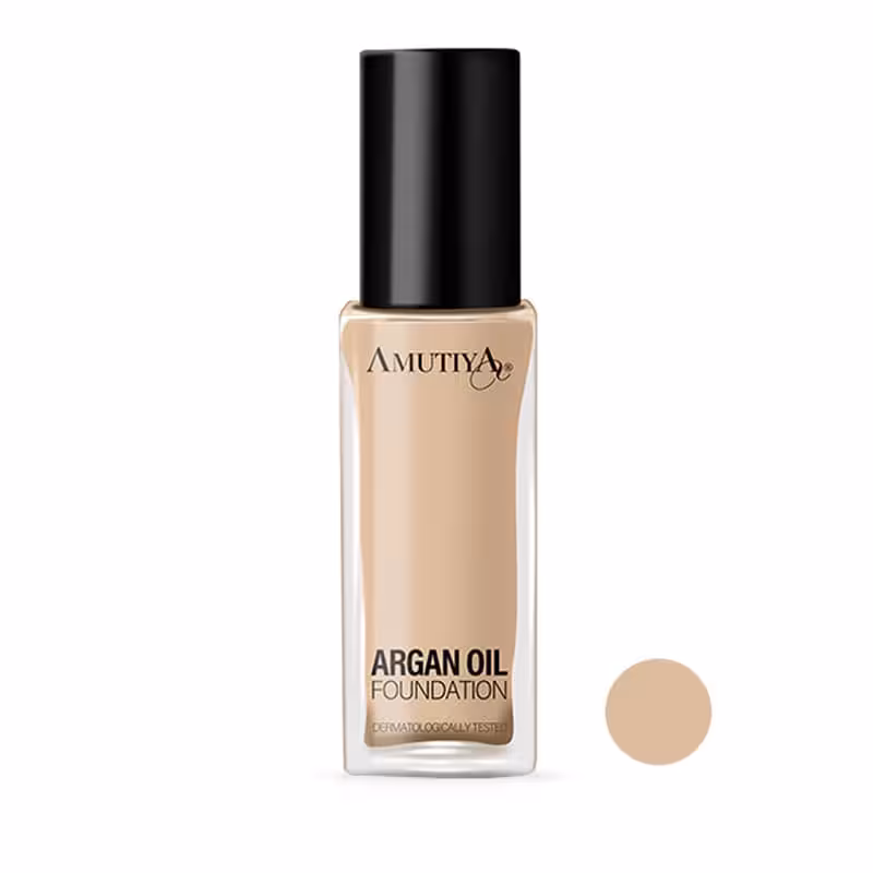 کرم پودر حاوی روغن آرگان آموتیا شماره T25