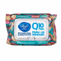 دستمال مرطوب دافی مدل Q10 PLUS STOP IRRIATION بسته 50 عددی