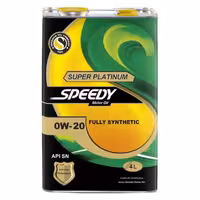 روغن موتور اسپیدی مدل سوپر پلاتینیوم 0W-20 حجم 4 لیتر