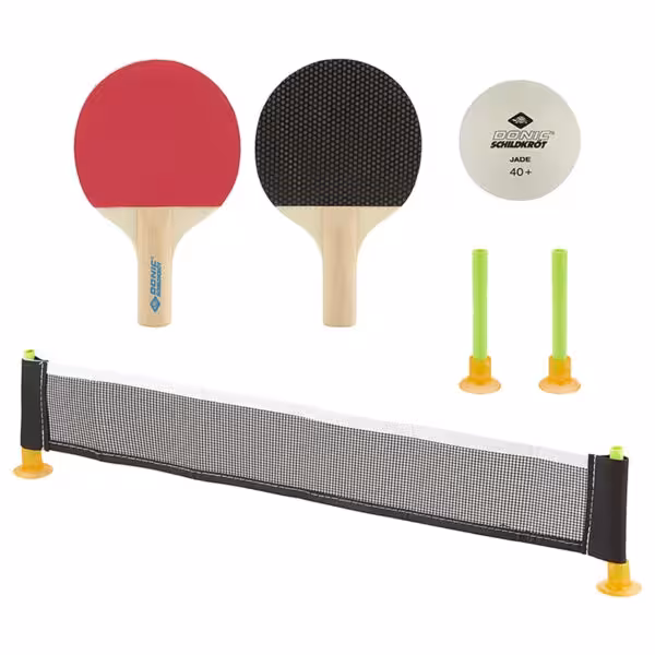 راکت پینگ پنگ دانیک شیلدکروت مدل Mini Tenis به همراه تور و توپ