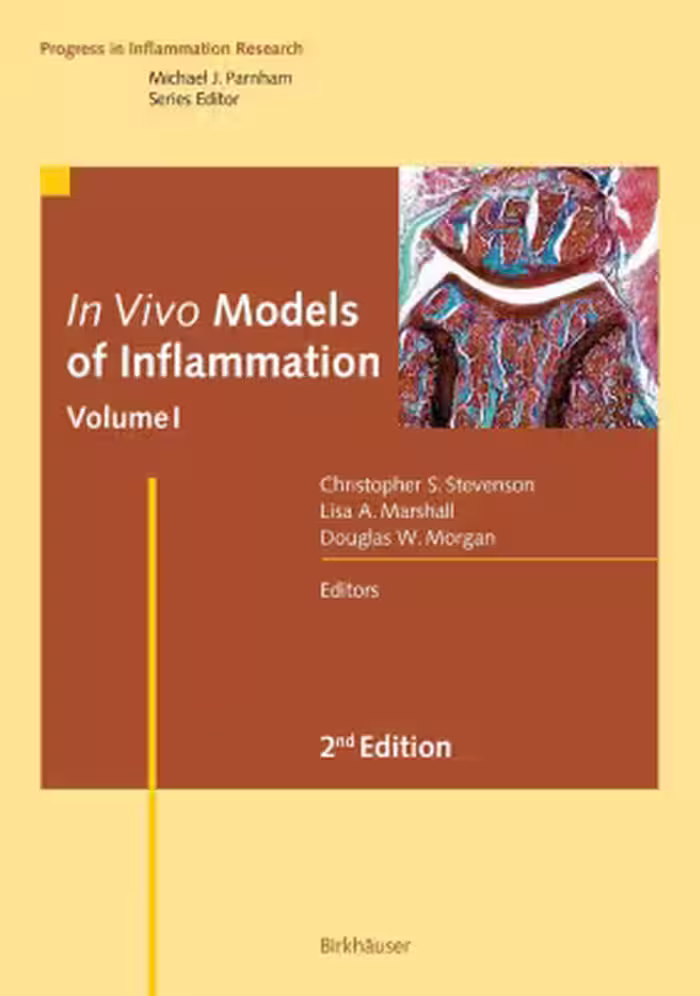 خرید و دانلود نسخه کامل کتاب In Vivo Models of Inflammation. Volume 1