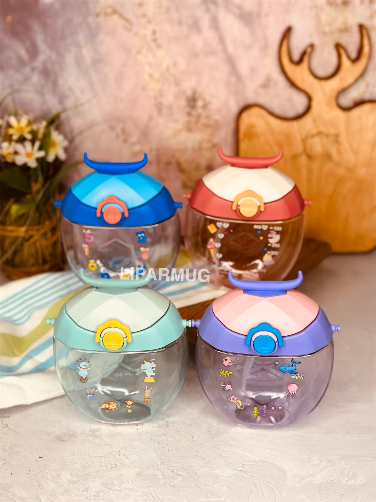 قمقمه دوناتی شاخ دار کد 4037