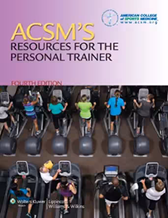 خرید و دانلود نسخه کامل کتاب ACSM's Resources for the Personal Trainer (4th edition) - Orginal Pdf