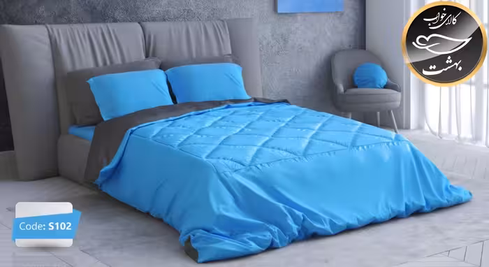 روتختی دورو تک رنگ دونفره شش تکه برند ترکسان کد S102