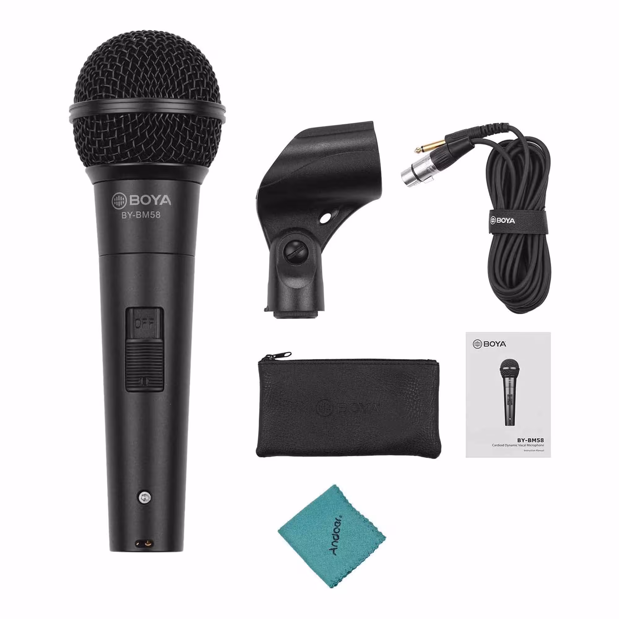 خرید میکروفون بویا Microphone BOYA BY-BM58 با بهترین قیمت