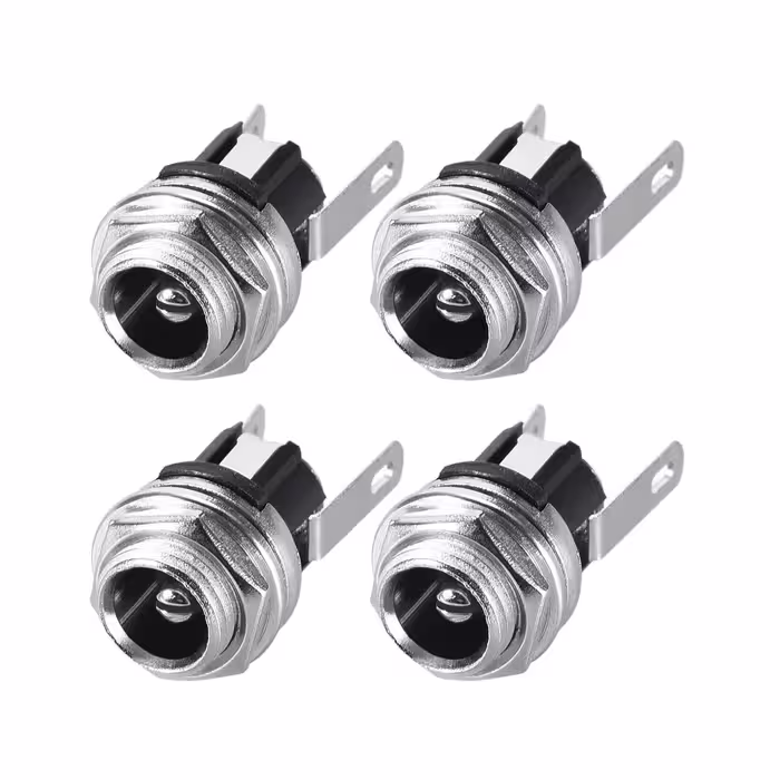 جك آداپتور مادگی مهره خور فلزی DC-025M