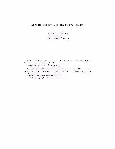 خرید و دانلود نسخه کامل کتاب Ergodic theory, groups, and geometry