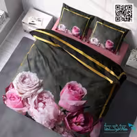 سرویس روتختی طرح رز برند turkaz کد 2045 دو نفره