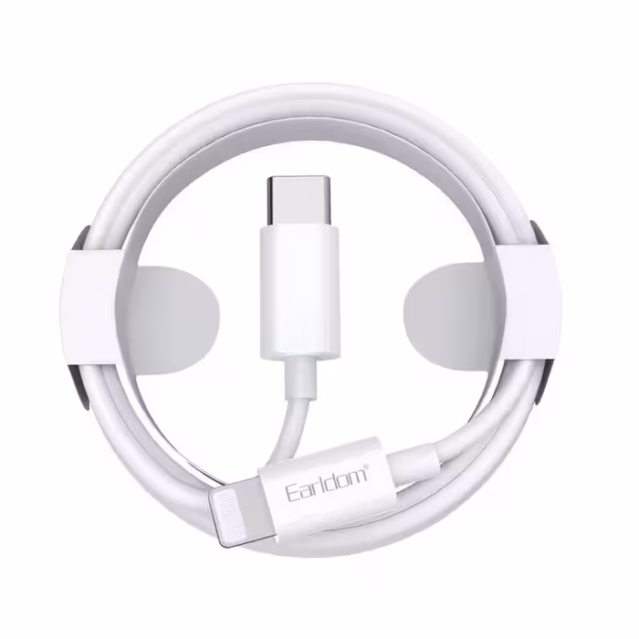 کابل تبدیل USB-C به لایتنینگ ارلدام مدل EC-166i PD20W طول 1 متر