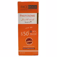 کرم ضد آفتاب رنگی SPF 50فاقد چربی فیس دوکس بژ متوسط