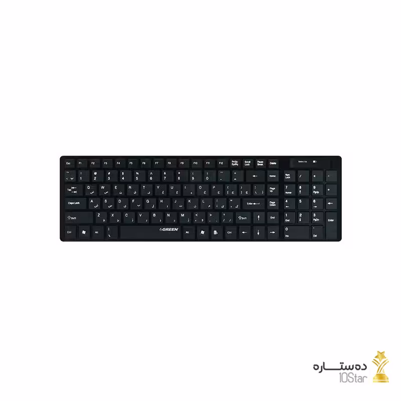 کیبورد بی سیم گرین مدل GK-101W با حروف فارسی