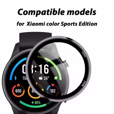 محافظ صفحه نمایش بادیگارد مدل PMMA مناسب برای ساعت هوشمند شیائومی Mi Watch Color Sports