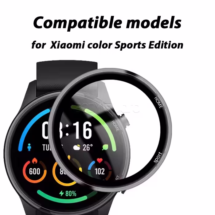 محافظ صفحه نمایش بادیگارد مدل PMMA مناسب برای ساعت هوشمند شیائومی Mi Watch Color Sports