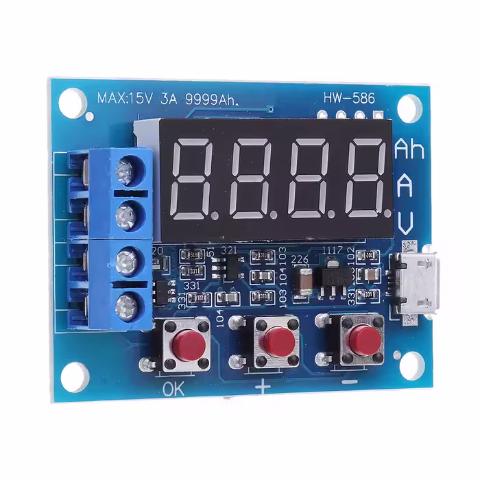 ماژول تستر ظرفیت باتری مدل HW-586