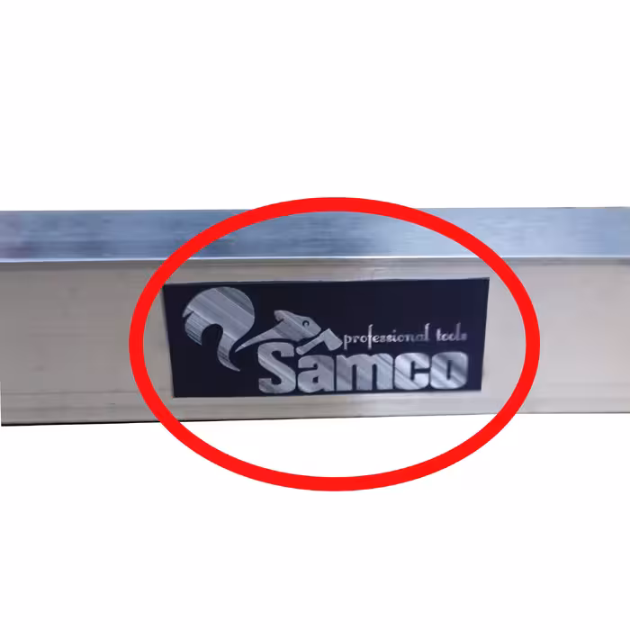 شمشه بنایی سامکو مدل آلومینیومی کد YPK-100x5.5x3.5CM طول 1 متر