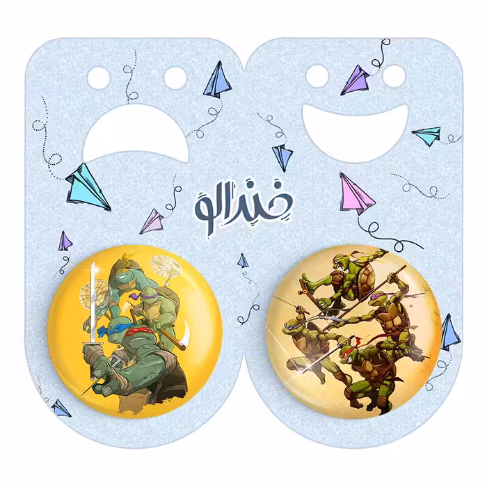 پیکسل خندالو مدل لاک پشت های نینجا کد 22532258 مجموعه 2 عددی