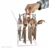 سرویس قاشق و چنگال 33 پارچه جی فی نی مدل  WOOD-R