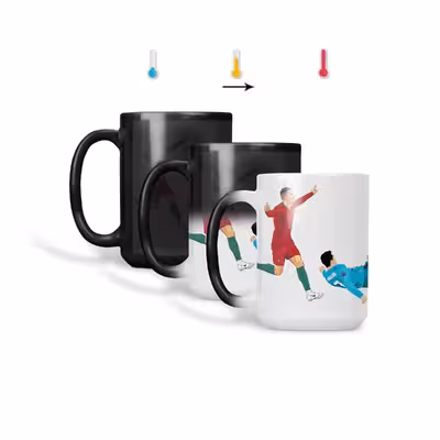 ماگ حرارتی طرح اسم علی مدل Ronlado رونالدو