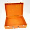 جعبه چوبی مدل چمدان طرح نقشه جهان کد WS204