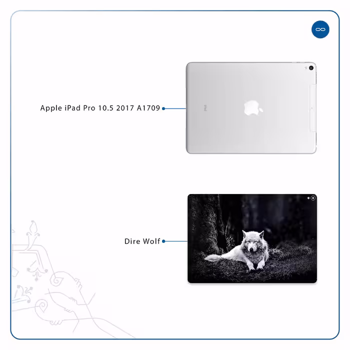 برچسب پوششی ماهوت مدل Dire Wolf مناسب برای تبلت اپل iPad Pro 10.5 2017 A1709