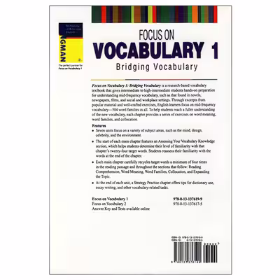 کتاب Focus On Vocabulary 1 اثر جمعی از نویسندگان انتشارات اشتیاق نور
