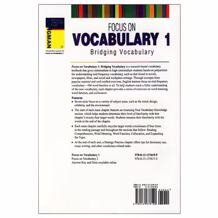 کتاب Focus On Vocabulary 1 اثر جمعی از نویسندگان انتشارات اشتیاق نور