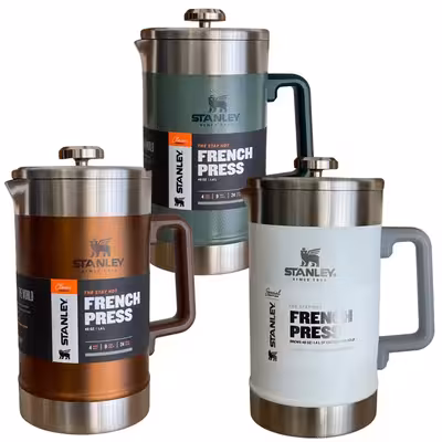 فلاسک استنلی مدل STAY HOT FRENCH PRESS کد F2022 گنجایش 1.4 لیتر