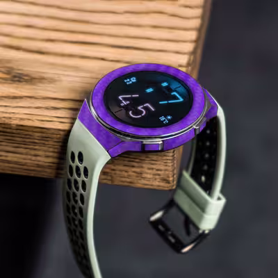 برچسب ماهوت طرح Purple Fiber مناسب برای ساعت هوشمند هوآوی Watch GT 2e