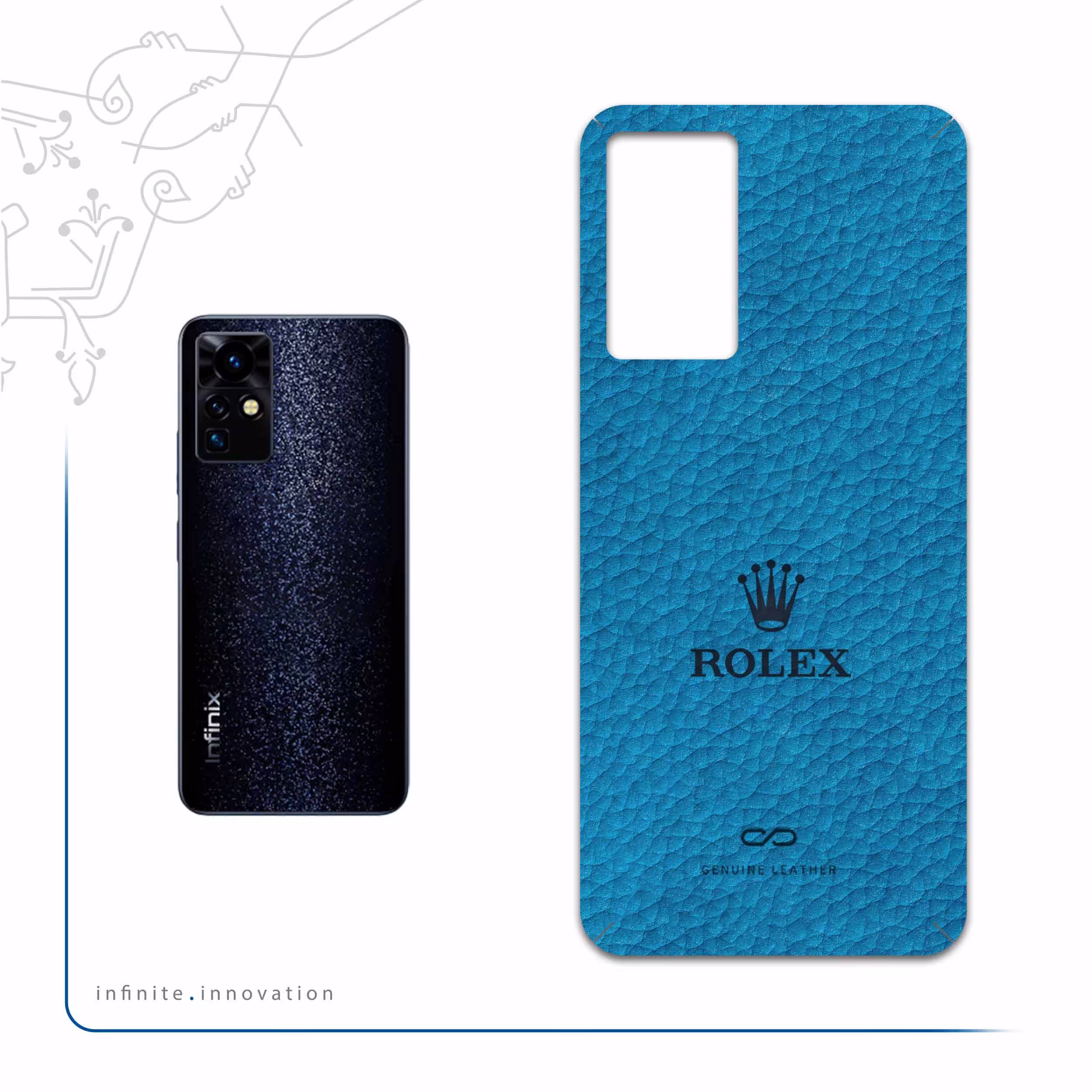 برچسب پوششی ماهوت مدل BL-RLX مناسب برای گوشی موبایل اینفینیکس Zero X