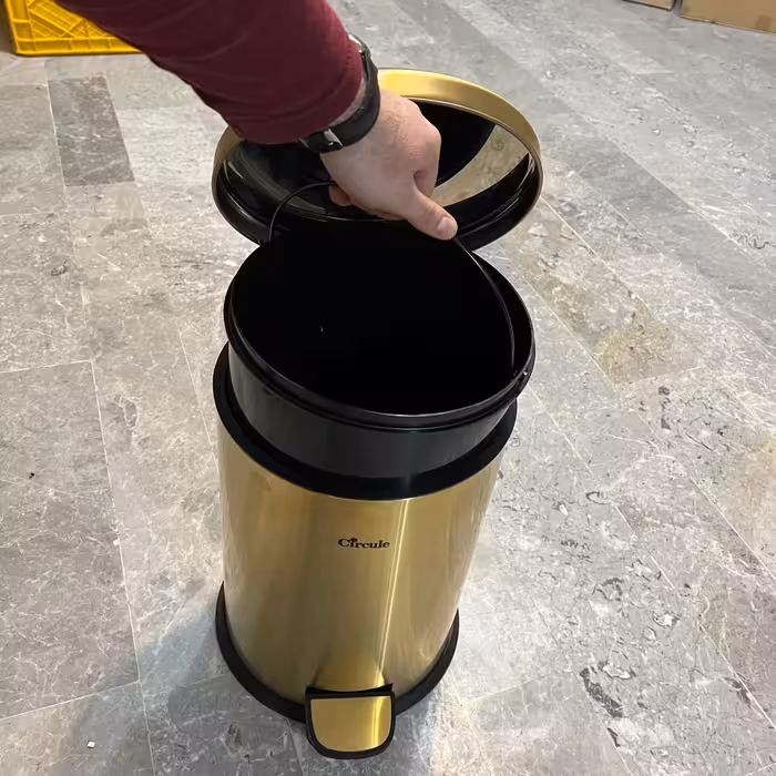 سطل زباله پدالی سیرکل مدل آرام بند کد TG
