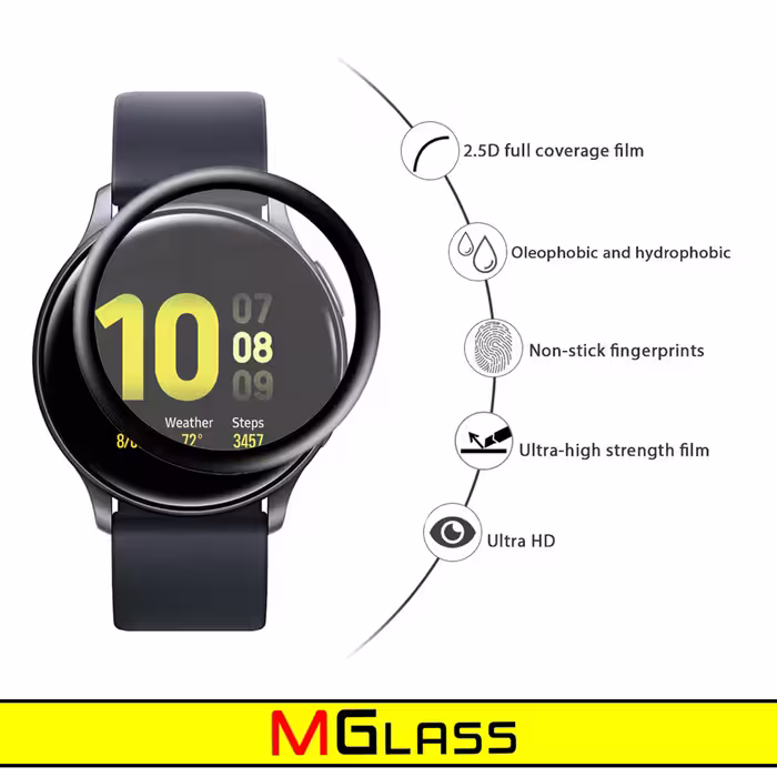 محافظ صفحه نمایش نانو ام گلس مدل NMG مناسب برای ساعت هوشمند سامسونگ Watch Active 40mm بسته دو عددی