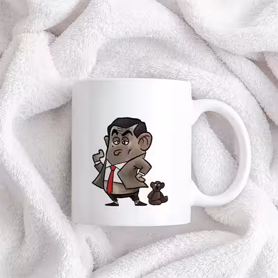 ماگ طرح کاریکاتور مدل مستربین