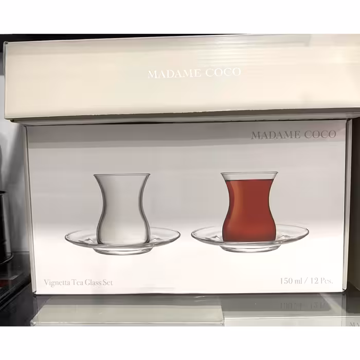 سرویس چای خوری 12 پارچه مادام کوکو مدل Vignetta 
