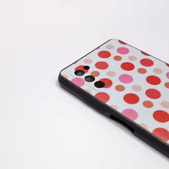 کاور لیمیا مدل فانتزی لنزدار طرح خال خالی کد 069 مناسب برای گوشی سامسونگ Galaxy A03s به همراه پاپ سوکت 