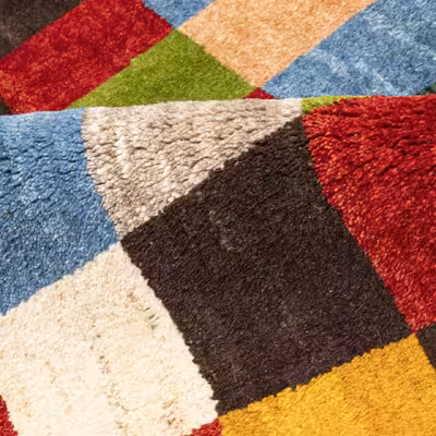 گبه دستباف ذرع و نیم سی پرشیا کد 122144