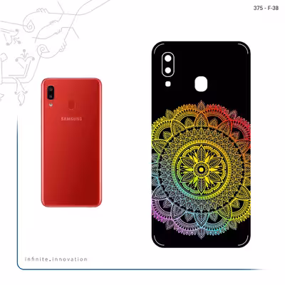 برچسب پوششی ماهوت مدل Mandala Design 4 مناسب برای گوشی موبایل سامسونگ Galaxy A20