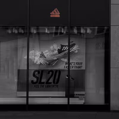 چراغ دیواری نئون دیزاین طرح ORG