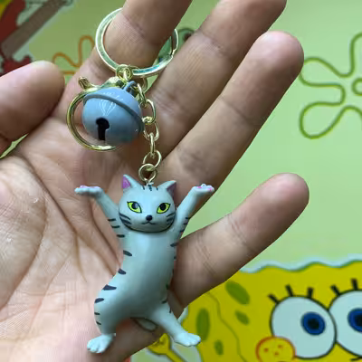 جاکلیدی مدل سیلیکونی طرح گربه ناز نازی