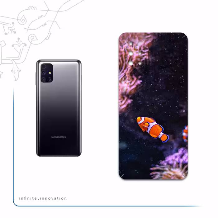 برچسب پوششی ماهوت مدل Clownfish مناسب برای گوشی موبایل سامسونگ Galaxy M31S